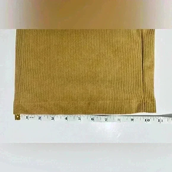 NWOT Amazon Camel corduroy hi-rise wide leg pants, Women’s Size Small - Picture 7 of 10